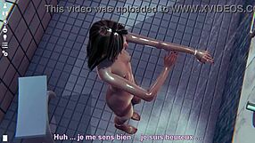 Skinny Girl Gets Fucked In Shower!