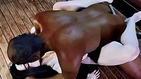 3D BBW Hot Asian Milf Cheats with BBC in Wild Creampie Hentai