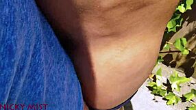 Hey, I came in my stepsister's panties while we were in the garden together