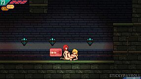 Wow! Cute blonde's big ass pounded by monster cock in game