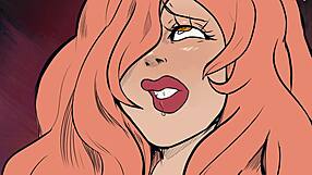 Big muscular futanari in Lemonfont animation delivers intense hentai action for him