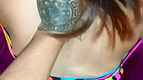 i put on lingerie for husband's friend and he fucks me