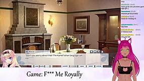 Vtuber Lewdneko Plays F Me Royally Part 1