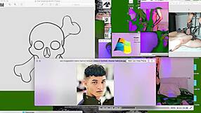 Twink Gets Hardcore Bareback Fucking On Webcam Desk