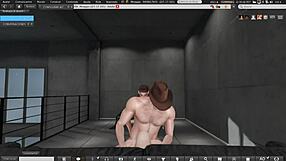 watch these three gay guys engage in a hot threesome action.