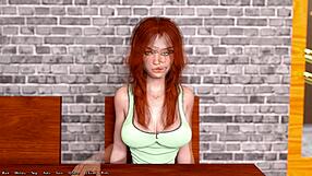 Helping the Hot Redhead President in Being a Dik 06 With Monster Action