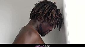 Massive BBC Emerges Through Gloryhole for Devin Trez and Kirk Cummings