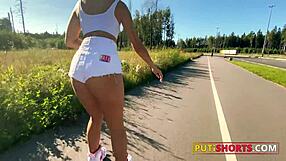 Perfect PAWG on Roller Skates Gets Her Ass Pounded Hard