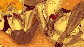 vintage erotic illustration! retro comic hentai fun