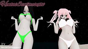 Hentai3animesextv spoiler: baile y sexo con ama favorita y amiga!