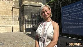 Hey, wanna watch Kim, this curvy French milf, get her ass pounded hard?