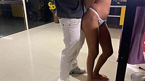 Novinha Fucks Motoboy In Panties After Delivery!