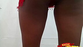 young brunette has sex with uncle's friend in lingerie