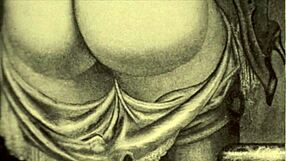 i share my collection of vintage erotic drawings from anime and hentai