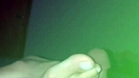 Beautiful feet wife does footjob