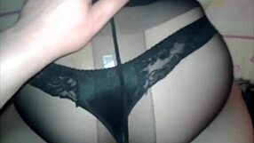 I'm fuckin' her with those stockin's on