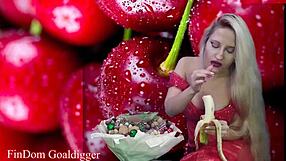 food porn with financial domination and masturbation