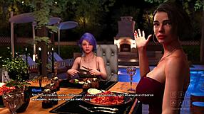 Blonde Aunt in 3D Hentai Gameplay Santa County Part 12