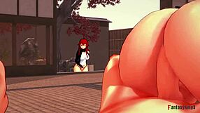 Eris spies on Roxy getting pounded and feels the heat. Catch the full Mushoku Tensei on Sheer FantasyKing3!