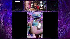 Marie y Callie se turnan montando polla cremosa