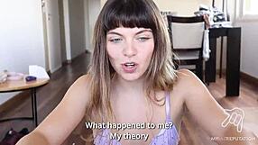 Vlog i started liking cum on my face and mouth my 1st facial