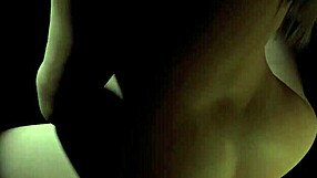 Stunning! Beautiful Plum Girl Rides Dildo in Darkness