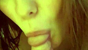 Sucking my boyfriend's dick with big tits!