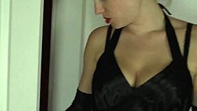 Submissive classy amateur quietly sucks your cock to facial