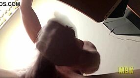 Alone With His Monster Cock At Home