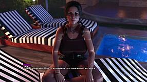 Blonde Aunt in 3D Hentai Gameplay Santa County Part 12