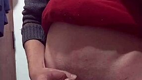 Jerking Off Hard with Clothes Still On!