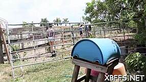 Best Friends Tease Horny Lad's Cock With Tight Pussy And Blowjob