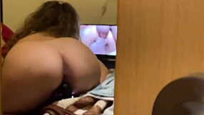 i caught stepsister watching gangbang porn with double penetration action