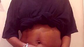 naej ae seduces with striptease before squirting