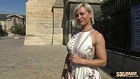 Hey, wanna watch Kim, this curvy French milf, get her ass pounded hard?