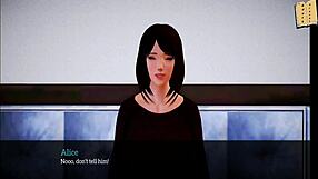 Cartoon Cowgirl Rides Big Cock with Ass and Tits