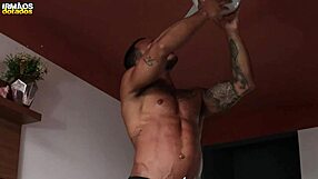 Subtle First-Time Interracial Action With Brazilian Muscle