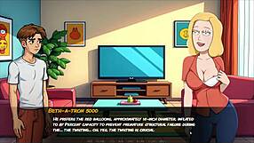 Beth turned into sexbot in hentai game