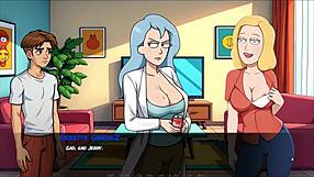 Beth turned into sexbot in hentai game