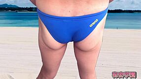 Did Secretgakuen Catch You Masturbating in Beach Bikini with Anal Toy?