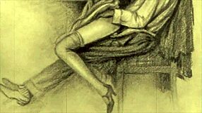 Vintage Erotic Illustration with Classic Sensual Charm