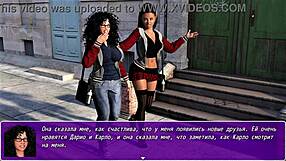 Angelica gets her big nipples sucked and pussy fucked by monster cock in gameplay