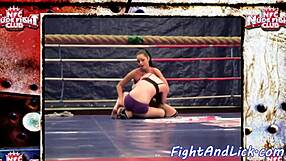 European Babes Wrestling Naked in a Ring - Who Will Dominate This Match?