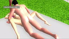 Valerie Visxen Dives Into Online Threesome With Deep Pussy And Ass Action.