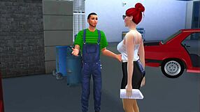 Anime Hentai Boss Fucks Customer In Car Service Center