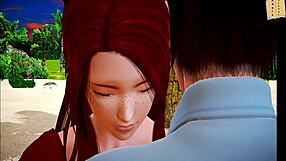 In MY NEW FAMILY 288, the erotic cartoon unfolds