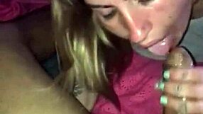 Latina Slut Gives Amazing Blowjob and Swallows It All!