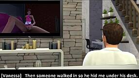 vanessa's special guest shocks in chapter 18 of sims 4 wedding drama.