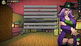 Hornycraft Parody Hentai Game Public Creampie