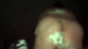 a russian gay man enjoys a snow bath and feeds his ass with snow.